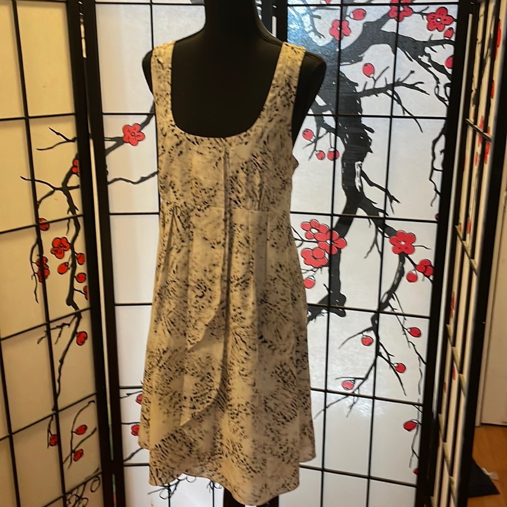 Jessica Simpson Sleeveless Abstract Animal Print Dress